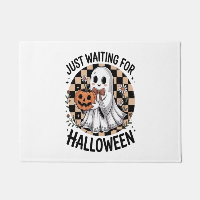 Niedliches Hochland-KuhHalloween (2) Fußmatte (Vorderseite)