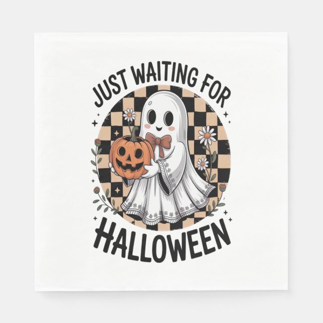 Niedliches Hochland-KuhHalloween (2) Serviette (Vorderseite)