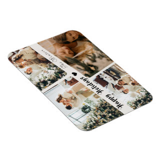Niedliches Holiday Family Collage Magnet