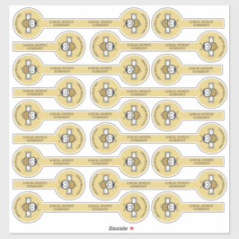 Niedliches Honeybee Logo-Top-Deckensicherheit Aufkleber