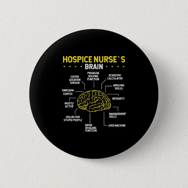 Niedliches Hospice Nursing Day Button (Vorderseite)