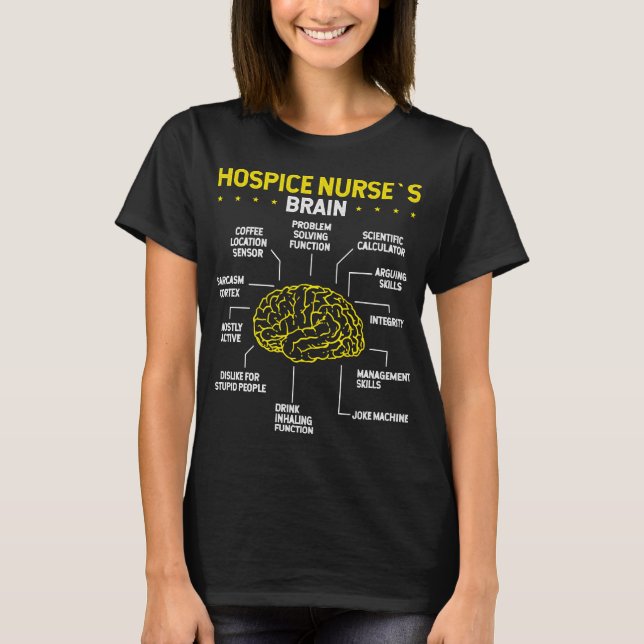 Niedliches Hospice Nursing Day T-Shirt (Vorderseite)