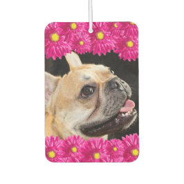 Niedliches Hot Pink Daisy Custom Foto Car Autolufterfrischer