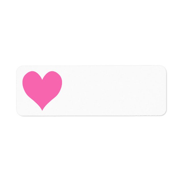 Niedliches Hot-Pink-Herz (Vorne)