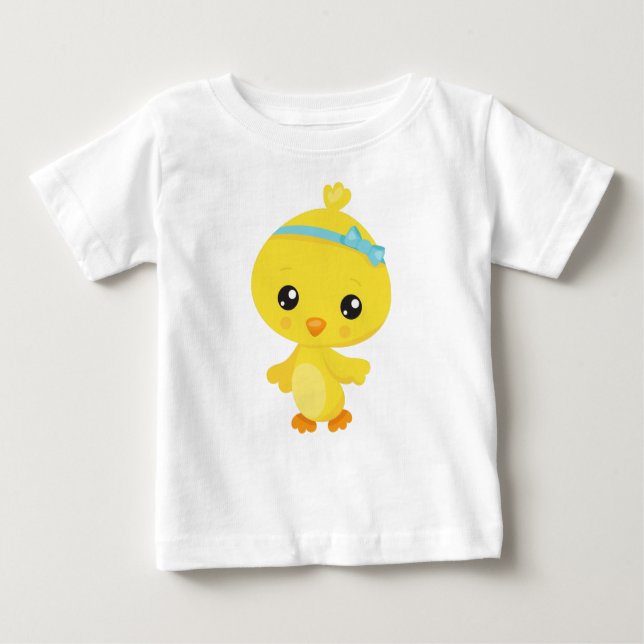 Niedliches Huhn, Baby Hühnchen, Küken, kleines Huh Baby T-shirt (Vorderseite)