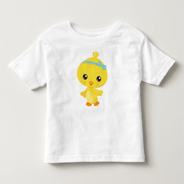 Niedliches Huhn, Baby Hühnchen, Küken, kleines Huh Kleinkind T-shirt (Vorderseite)