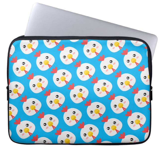 Niedliches Huhn Laptopschutzhülle (Vorderseite)