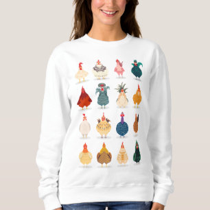 Niedliches Huhn Sweatshirt