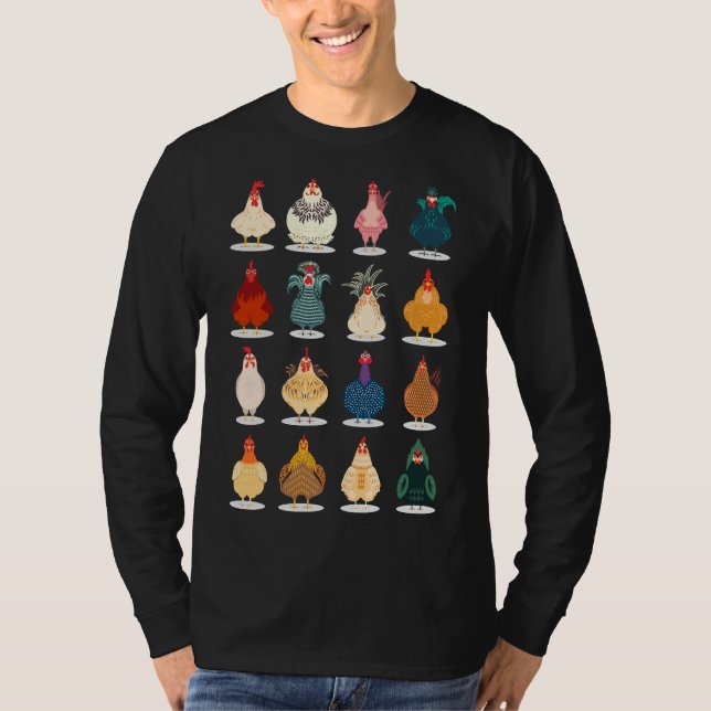 Niedliches Huhn T-Shirt (Vorderseite)