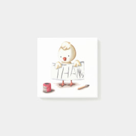 Niedliches Hühnchen Danke Post-it Klebezettel