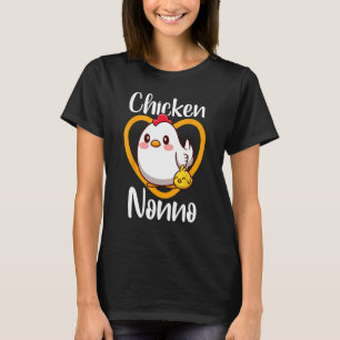 Niedliches Hühnchen Nonno Chick Familie Bauer Gefl T-Shirt