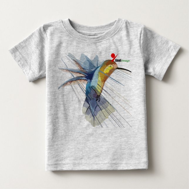Niedliches Hummingbird Baby T - Shirt (Vorderseite)