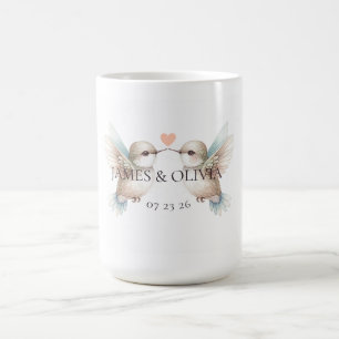 Niedliches Hummingbird Wedple Kaffeetasse