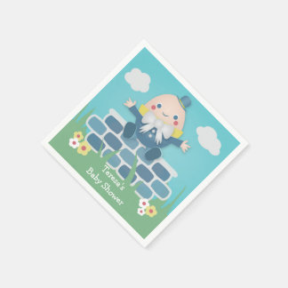 Niedliches Humpty Dumpty Baby Duschpapier Napkins Serviette