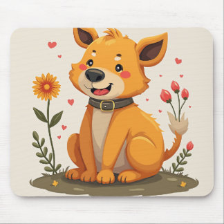 "Niedliches Hundeband." Mousepad