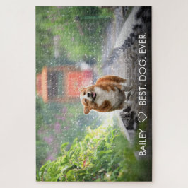 Niedliches Hundebüt Foto Personalisierte Haustiere Puzzle