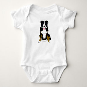 Niedliches Hundedesign. Babykarosserieanzug Baby Strampler