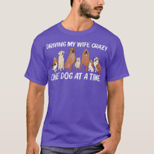 Niedliches Hundedesign für Männer Vater Hunde Hund T-Shirt