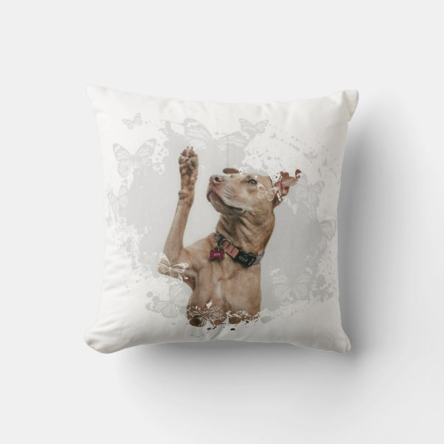 Niedliches Hundedesign Kissen (Vorderseite)