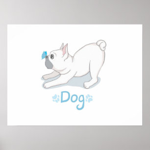 Niedliches Hundegeschenk   Witziger Hund mit Schme Poster