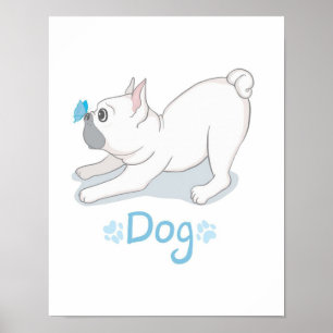 Niedliches Hundegeschenk   Witziger Hund mit Schme Poster
