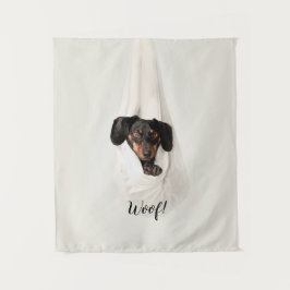 Niedliches Hundin-Foto für Haustiere Wandteppich