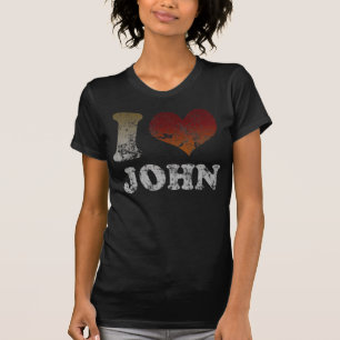 Niedliches i-Herz John T-Shirt