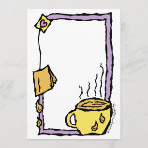 Niedliches, individualisierbares Tee-Party / Nachm Einladung