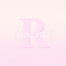 Niedliches individuell anpassbares Monogramm | Pea