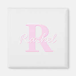 Niedliches individuell anpassbares Monogramm | Pin Magnet