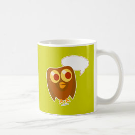 Niedliches individuell anpassbares Sprichwort Owl Tasse