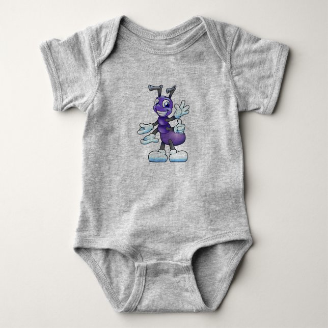 Niedliches Insekt Baby Strampler (Vorderseite)