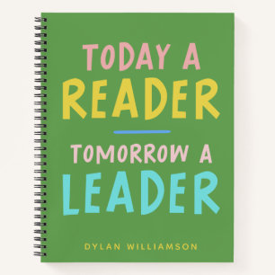 Niedliches inspirierendes Lesekonzept für Kinder n Notizbuch