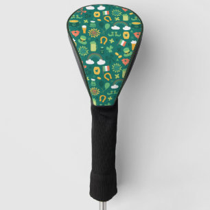 Niedliches irisches Ikonen-Muster Golf Headcover