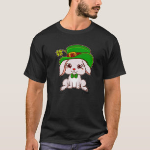 Niedliches Irisches Kaninchen in Bow Krawatte Funn T-Shirt