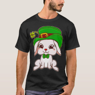 Niedliches irisches Kaninchen in Bow Krawatte Sonn T-Shirt