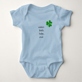 Niedliches Irish Baby Ever Lucky Kleeblatt Baby Strampler