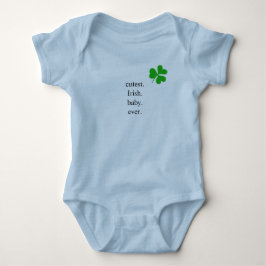 Niedliches Irish Baby Ever Lucky Kleeblatt Strampler