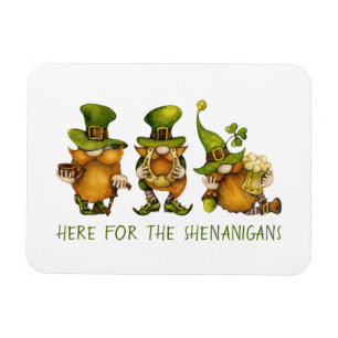 Niedliches Irish Gnomes Custom Happy St Patrick's  Magnet