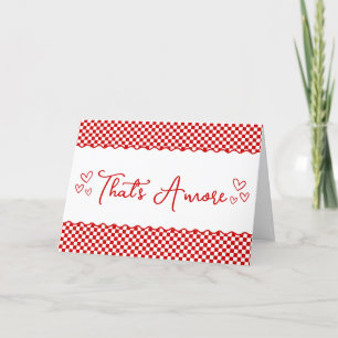 Niedliches italienisches Thema "Das ist schon" Dankeskarte