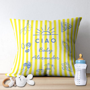 Niedliches italienisches Themed Baby Duschgeschenk Kissen