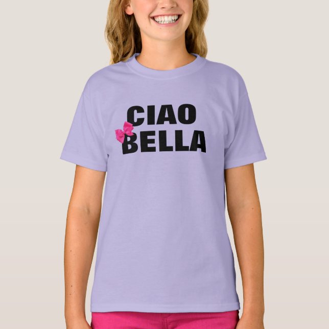 niedliches italienisches Ziao bella niedlich Girl' T-Shirt (Vorderseite)