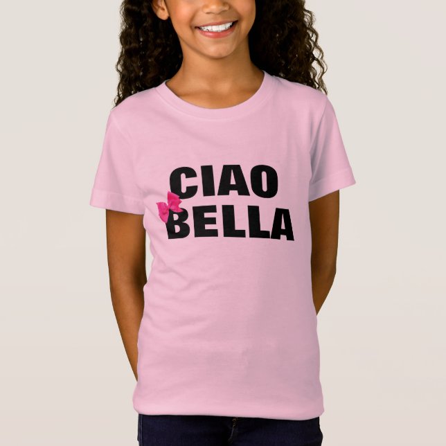 niedliches italienisches Ziao bella niedlich Girl' T-Shirt (Vorderseite)