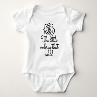 Niedliches IVF-Zitat/der kleine Embryo, der Baby Strampler
