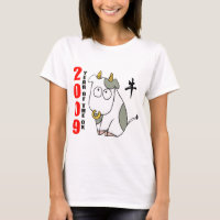 Niedliches Jahr des Ochsen-T - Shirt