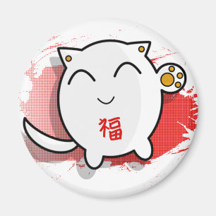 niedliches japanisches glückliches magnet
