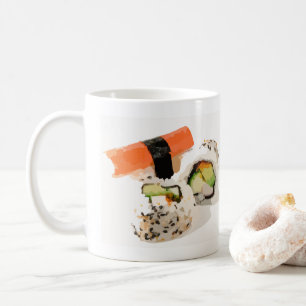 Niedliches japanisches Sushi Kaffeetasse