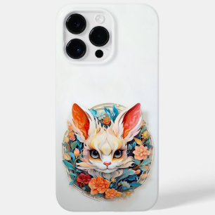 Niedliches Jerboa mit Blume Paper Cutout Case-Mate iPhone 14 Pro Max Hülle