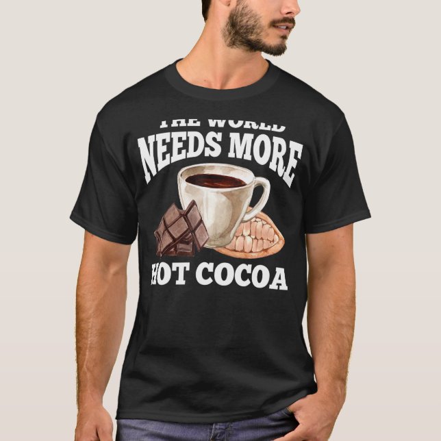 Niedliches Kakaodesign T-Shirt (Vorderseite)
