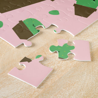 Niedliches Kaktus-Pflanze-Puzzle Puzzle